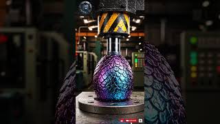 Galaxy Dragon Egg vs Hydraulic Press! 🥚✨ (REAL ASMR) #shorts