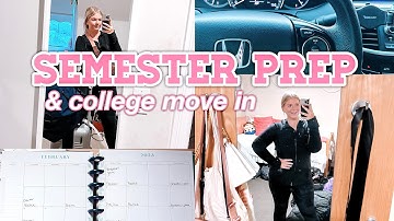College Move-in & Semester Prep Vlog | Spring 2023 Bryant University