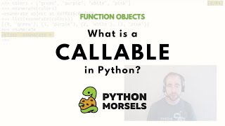 What is a callable in Python?