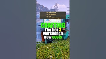 Rust changed the price of tier 3 and tier 2 workbench #rustgame #rustupdate #rustconsole