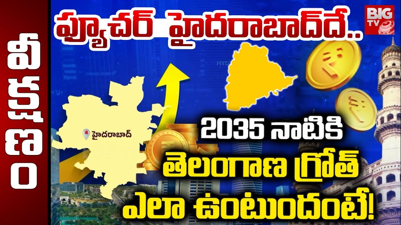 Telangana Future City: Hyderabad in 2025 | 2035 నాటికి తెలంగాణ గ్రోత్ ఎలా ఉంటుందంటే! | BIG TV