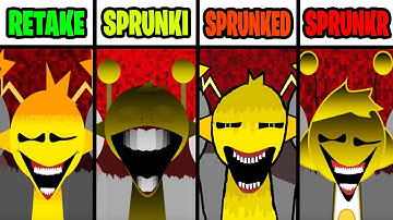 EVERY Monster VOICE From Incredibox Sprunki Retake Last Update! All New Mod Versions Comparison