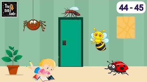 The 4 Digit Code Game Door 44 - 45 Walkthrough Android Gameplay | Puzzle Games