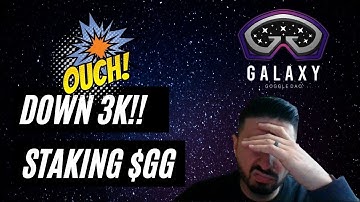 LOST 3K Staking Galaxy Goggle Down on Binance Smartchain