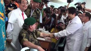 Kembara  Mahkota Johor 2010-Tenang Stesen(2)柔州苏丹亲民之旅-丁能
