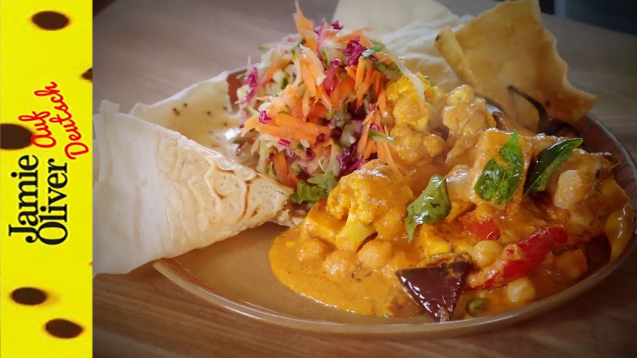 Vegetarisches Tikka Masala Jamie Oliver auf Deutsch YouTube