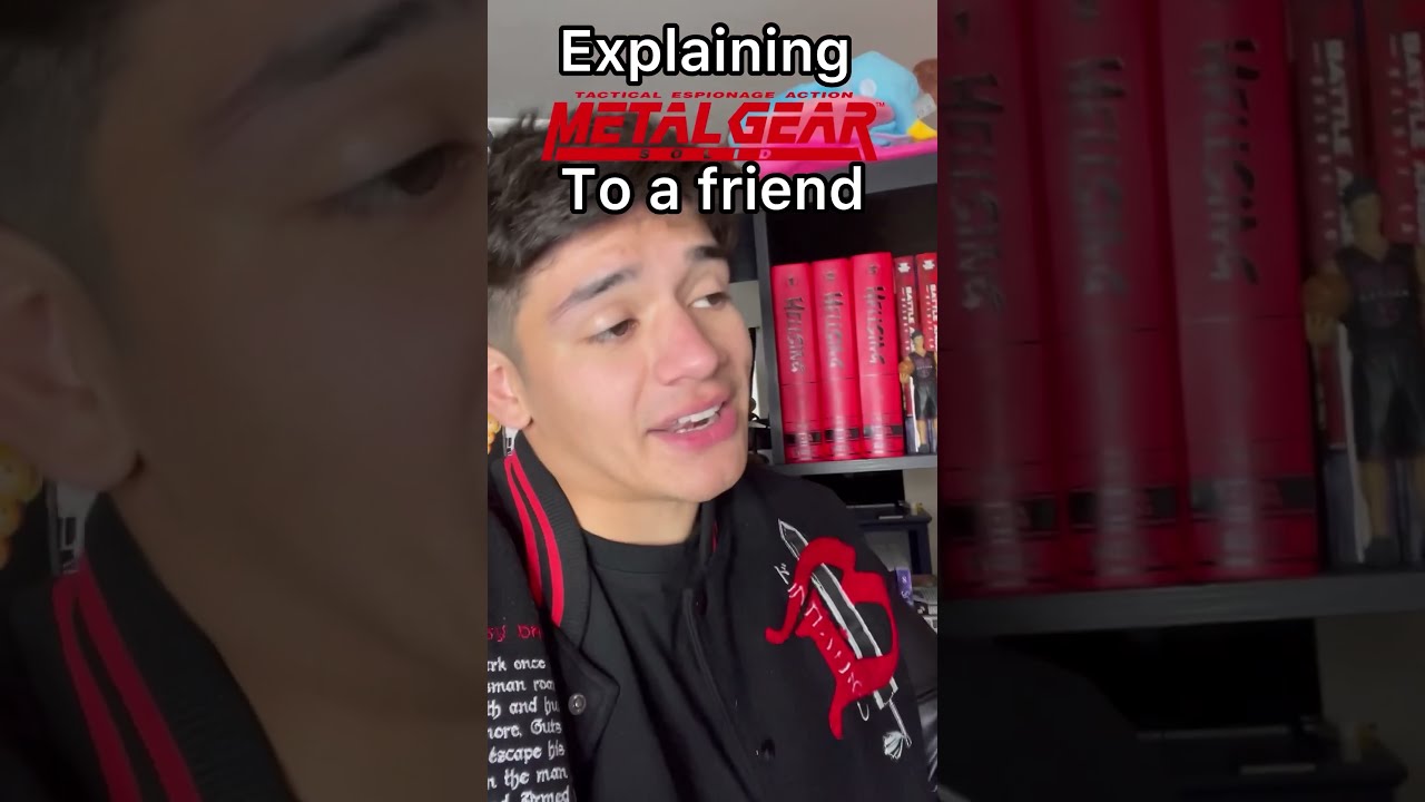 Explaining Metal Gear To A Friend Senpapi Metalgear Metalgearsolid Mgs Gaming Videogames