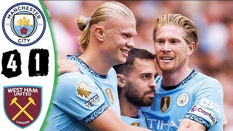 Manchester City vs West Ham 4-1 - All Goals & Highlights - 2024 #video