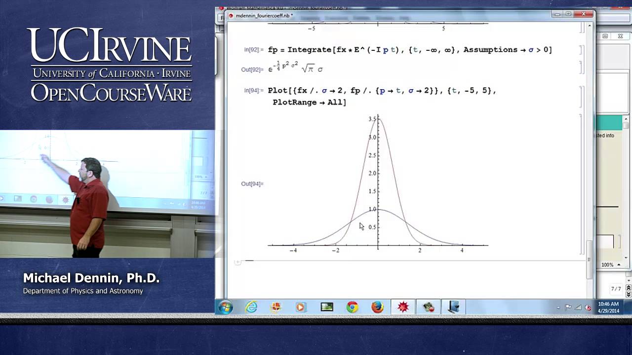 Physics 50. Math Methods. Lecture 10.5