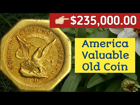 USA Rare Coin Sold $235,000.00 - 1851 Augustus Humbert $50 Gold | Most Expensive US Coins