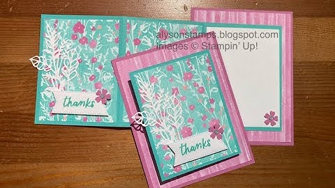 Triple Fold Stamping Tutorial Technique Tuesday