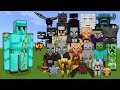 Diamond golem vs every mob in minecraft  minecraft mob battle  diamond golem vs all mobs