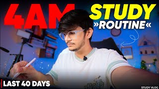 MY 4AM STUDY ROUTINE IN LAST 40 DAYS FOR #NEET | VLOG 103