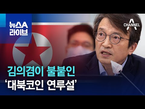   김의겸이 불붙인 대북코인 연루설 뉴스A 라이브