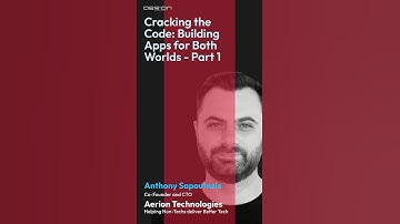#Shorts Cracking the Code: Building Apps for Both Worlds-Part 1