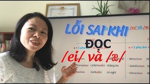 Phát Âm Tiếng Anh- Lỗi Sai Khi Đọc Âm/  eɪ/ Và /ˈæ/ Rất Hay!