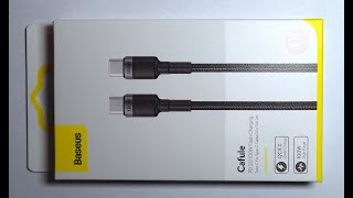 Baseus 100W USB C unboxing