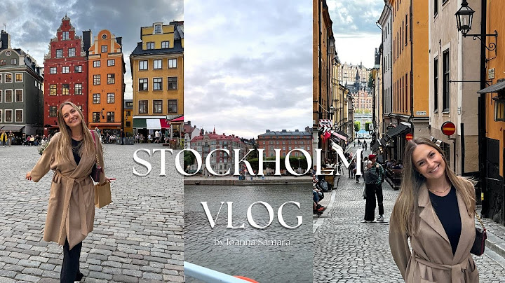 STOCKHOLM VLOG🇸🇪 Ψώνια, παραδοσιακά φαγητά, αξιοθέατα, super market haul [Eng Sub]