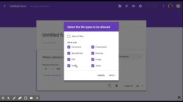 File upload in Google Forms