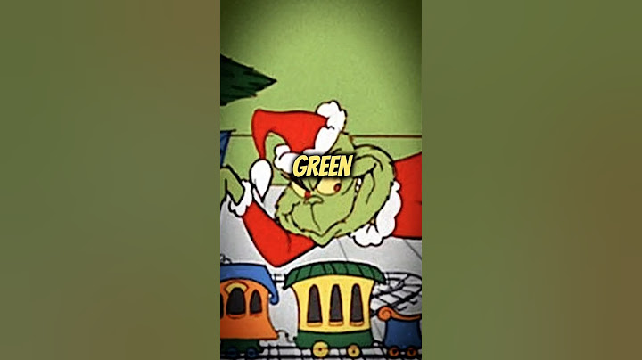 The Grinch is NOT green?! #christmas #xmas #happyholidays #drseuss #jimcarrey #thegrinch #cartoon