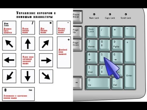 Как управлять курсором мыши с клавиатуры