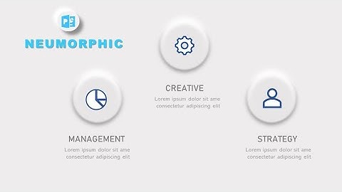 Neumorphic circle shape in PowerPoint
