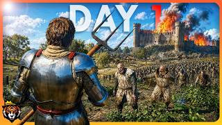 DAY 1 in The ULTIMATE New Zombie Survival Game... and It's Medieval screenshot 1