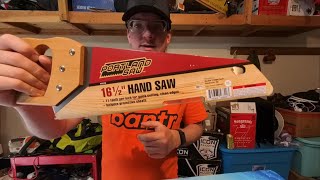 Harbor freight handsaw review called the Portland saw