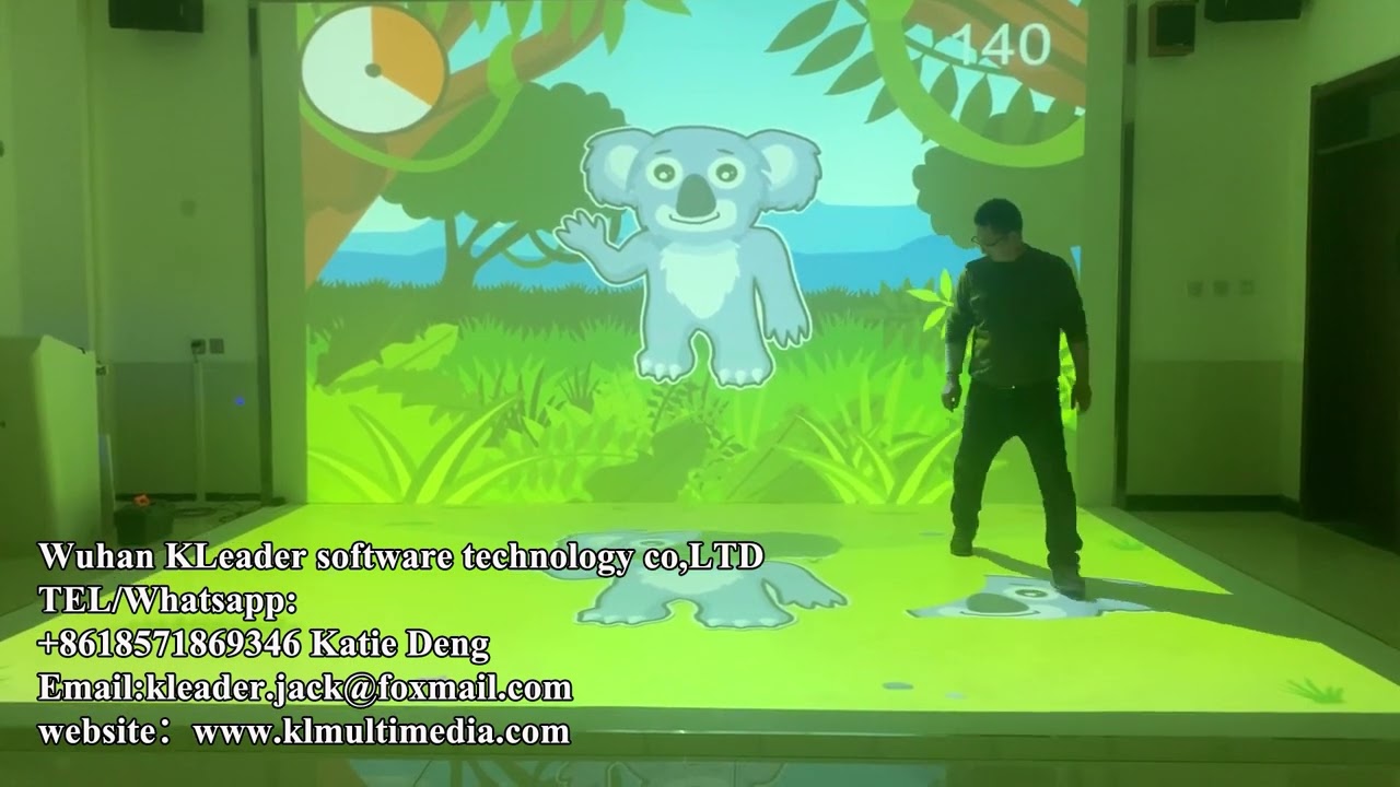 L-shaped AR holographic classroom Immersion Teaching Early Childhood Training Course