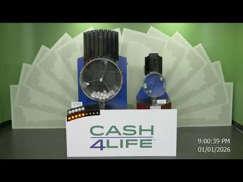 Cash4Life Drawing 01 01 2026 