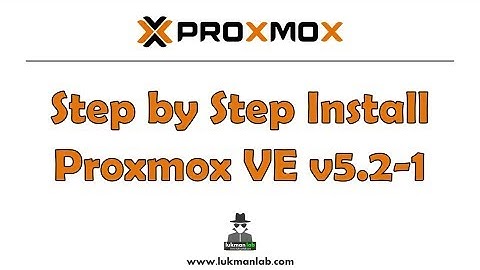 Installing Proxmox VE 5.2-1