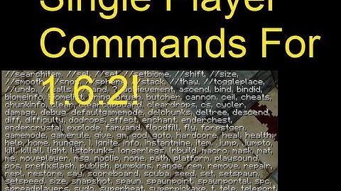 Minecraft Mod Review #4  Single Player Commands For 1.6.2