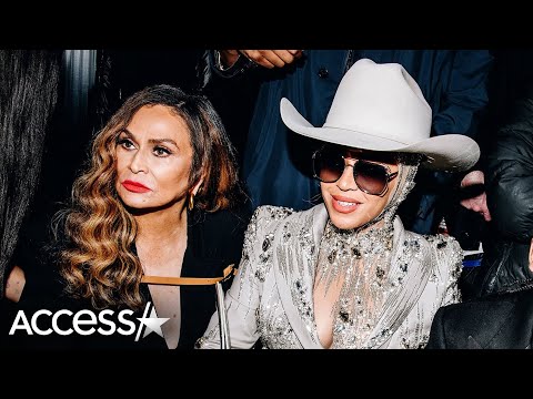 Beyoncé Rocks Cowboy Hat w/ Tina Knowles For Nephew's NYFW Debut