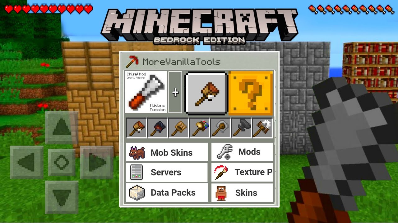 NUEVAS HERRAMIENTAS Y ESPADAS ADDON EN MINECRAFT PE 1.19 BEDROCK ...