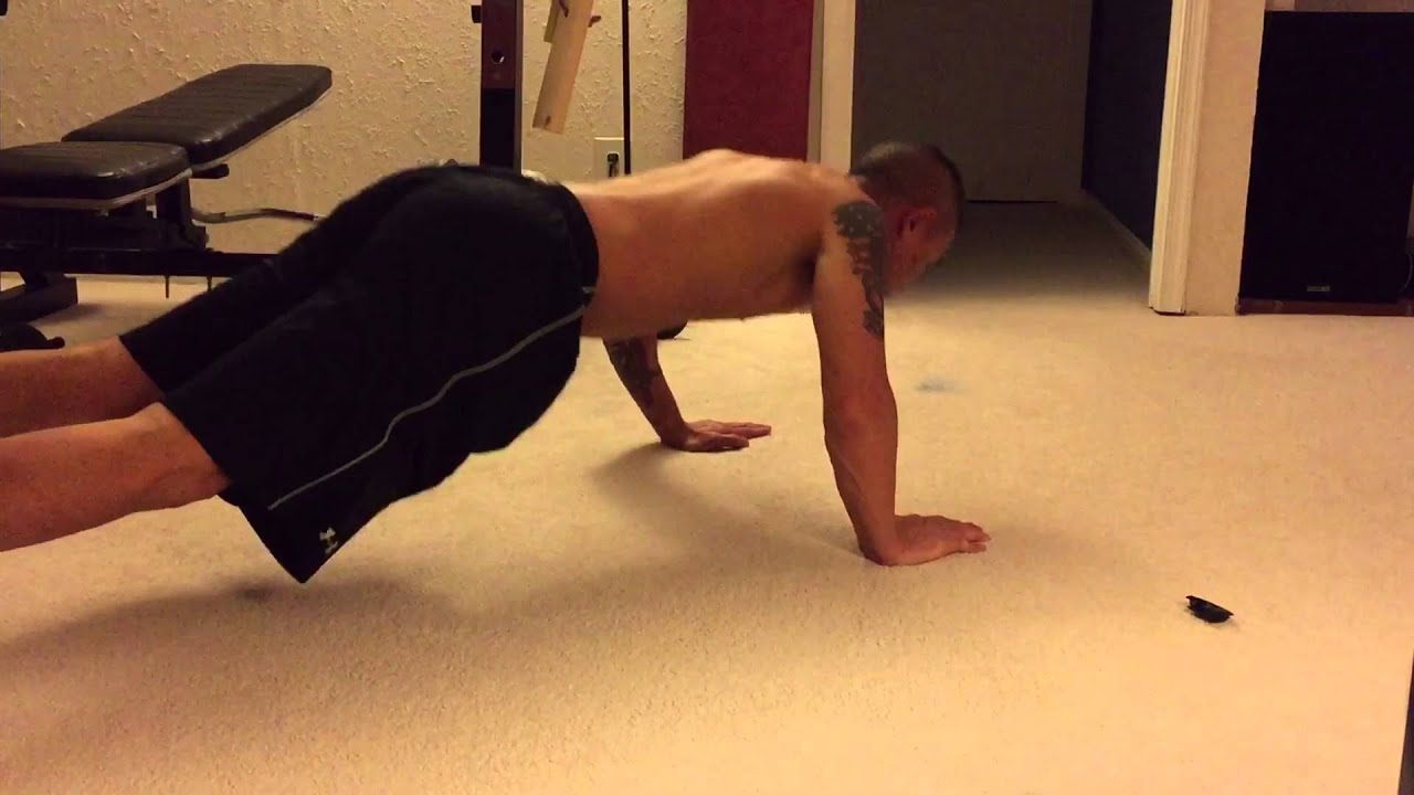 Knee tap push ups - YouTube