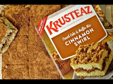 Krusteaz Cinnamon Swirl Crumb Cake and Muffin Mix