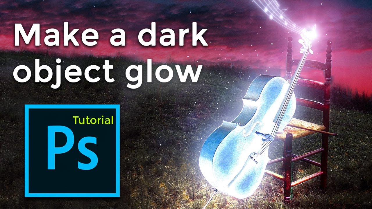 How to make a dark object glow in YouTube