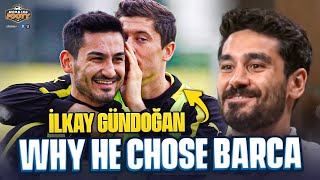 Ilkay Gündoğan on his reunion with Lewandowski at Barcelona & the genius of Guardiola! 💫