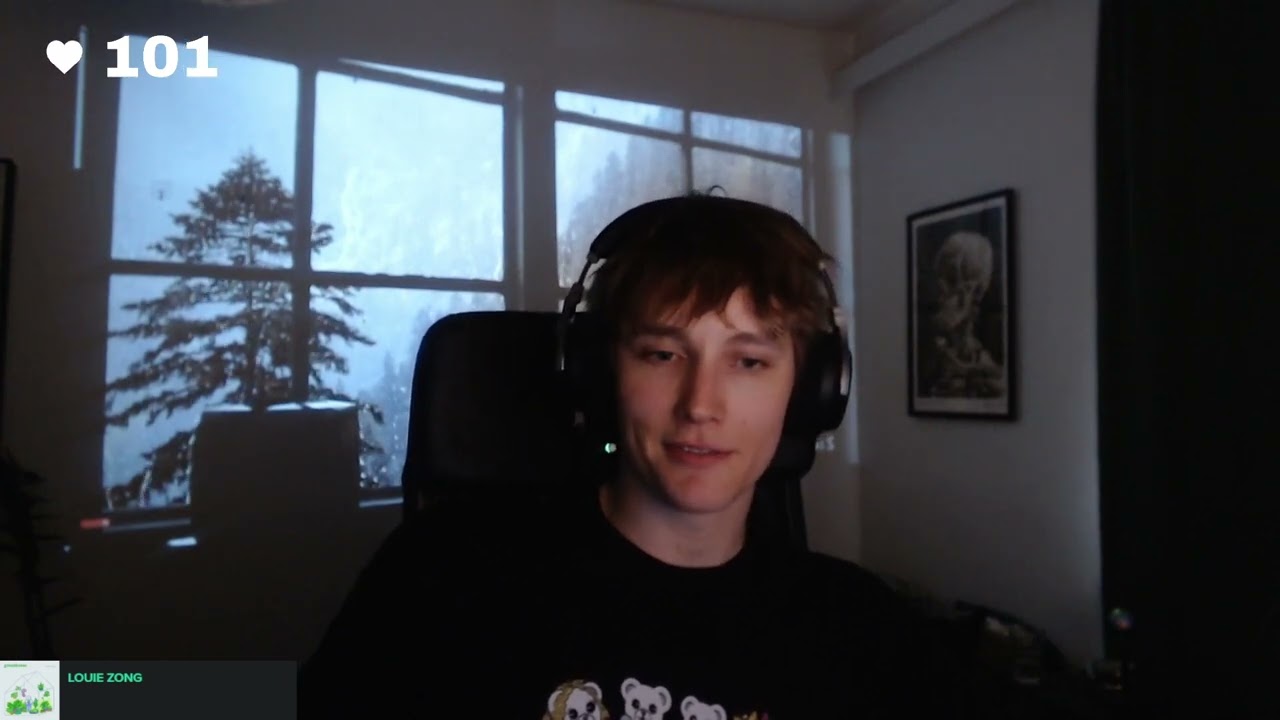 Velcuz answers why he can't be part time streamer (and then neuralink broadcasts his hallucination)