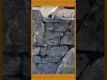 Professional Natural Stone Fence Construction #professionalmasonry #builderlife#construction