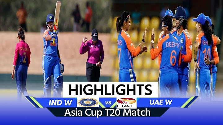 IND W vs UAE W Highlights: India vs UAE Asia Cup Highlights | Full Match Highlights |