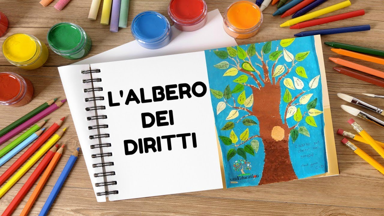 L Albero Dei Diritti Mosaico Laboratorio Per Bambini Youtube