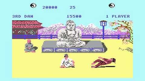 THE WAY OF THE EXPLODING FIST CBM64 C64 MELBOURNE HOUSE 1985 RETRO VIDEO GAME