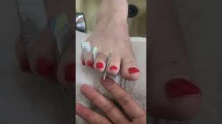 Toe Separator Hack #nails #shorts #hack