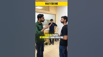 JEE 2026 Paper will be made by IIT Roorkee 💀🥶| IIT Motivation #shorts #esaral #iit #jee