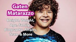 Gaten Matarazzo Height,Weight,Age,Parents,Girlfriends and more Information