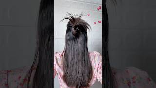 Y2K spiky half up (aka the iconic half of of K-pop idols) 🫶 #hairstyle #viral
