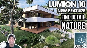 Lumion 10 NEW FEATURE - Fine Detail Nature Objects!