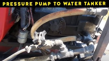How to Plumb a Pressure Pump to a Water Tank or Buffer Tank