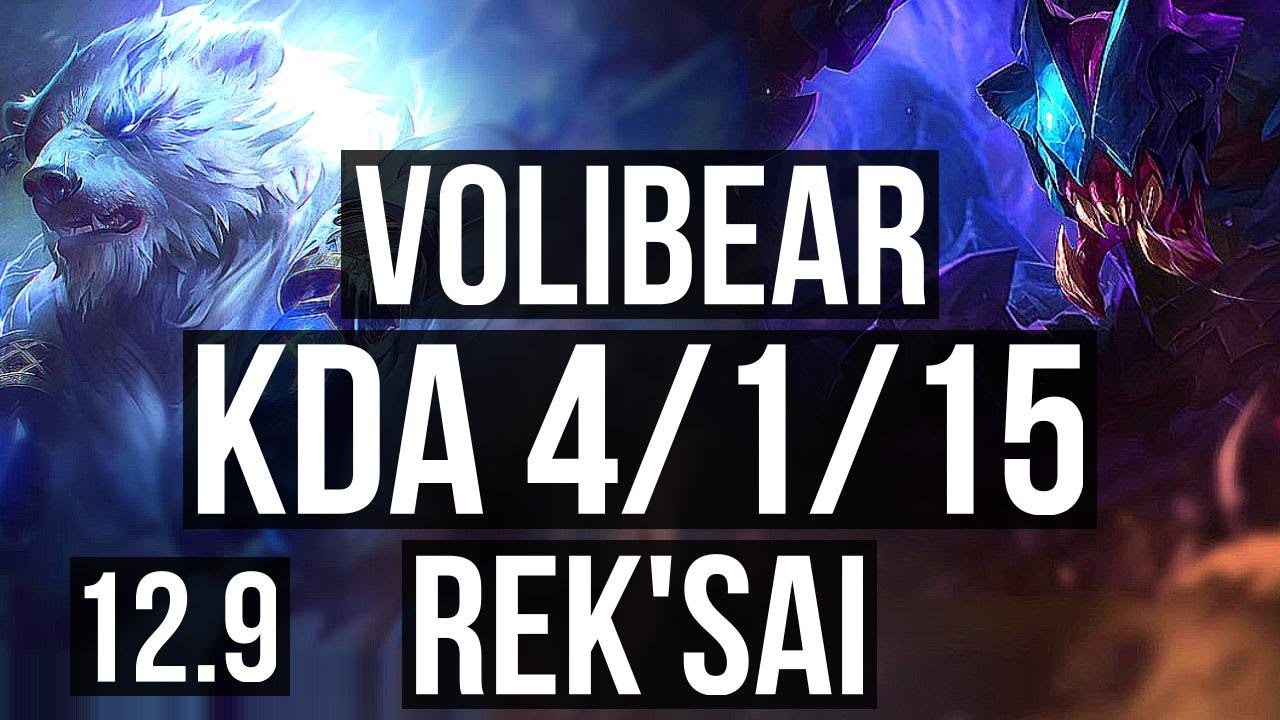 VOLIBEAR vs REK'SAI (JNG) | 4/1/15, Rank 6 Voli | NA Challenger | 12.9
